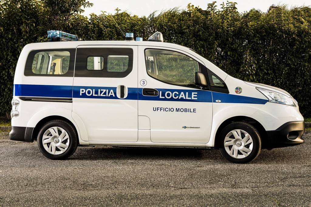 Nissan e-NV200 Polizia Municipale Magliano Sabina Ufficio Mobile