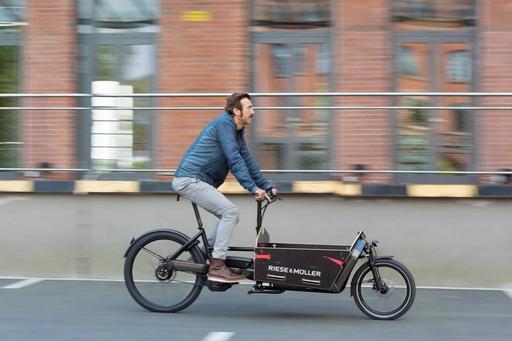 E-Cargo bike Riese and Muller Packster